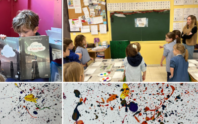 Les CP et les GS de maternelle découvrent l’Amérique et Jackson Pollock