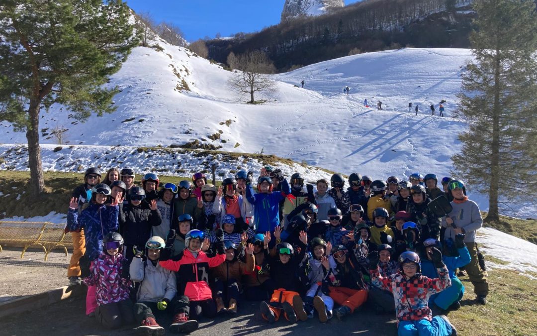 Les 6èmes à Gourette : une belle aventure collective