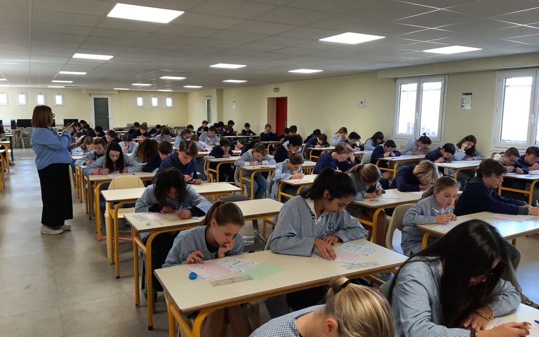 Les cerveaux en ébullition pour le Kangourou des Mathématiques