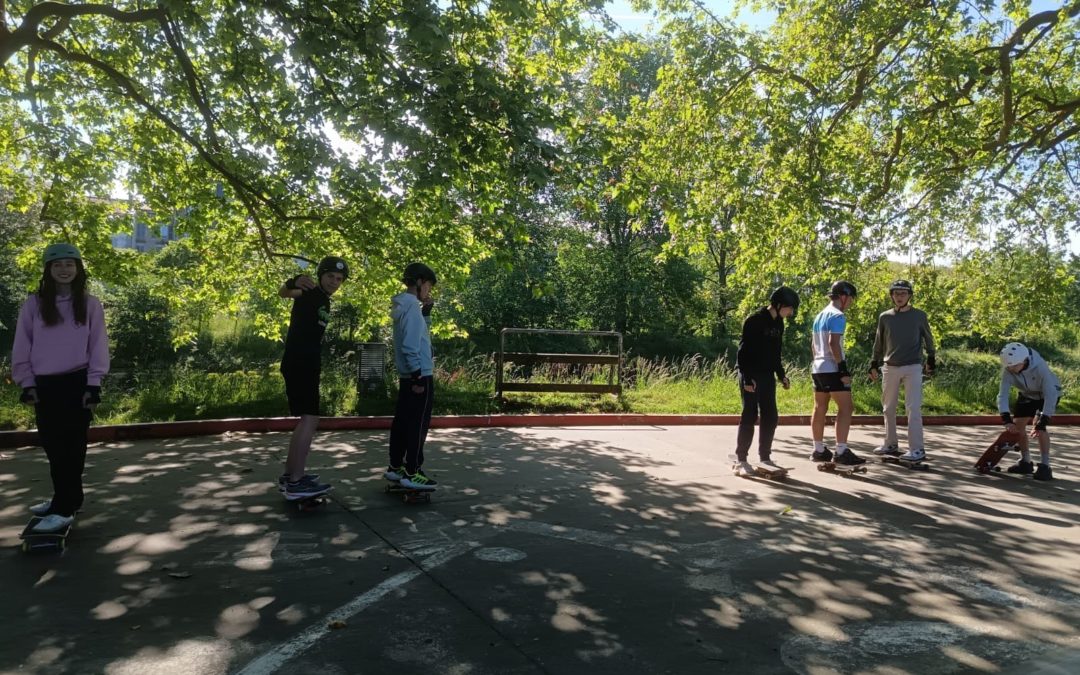 En 3ème : tous en skate !